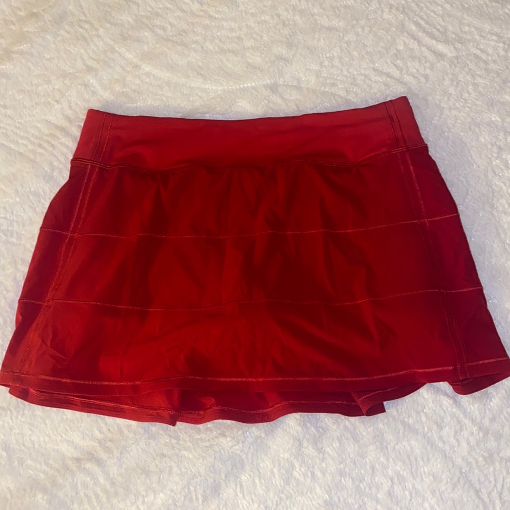 Lululemon Pace Rival Skirt *Tall Dark Red